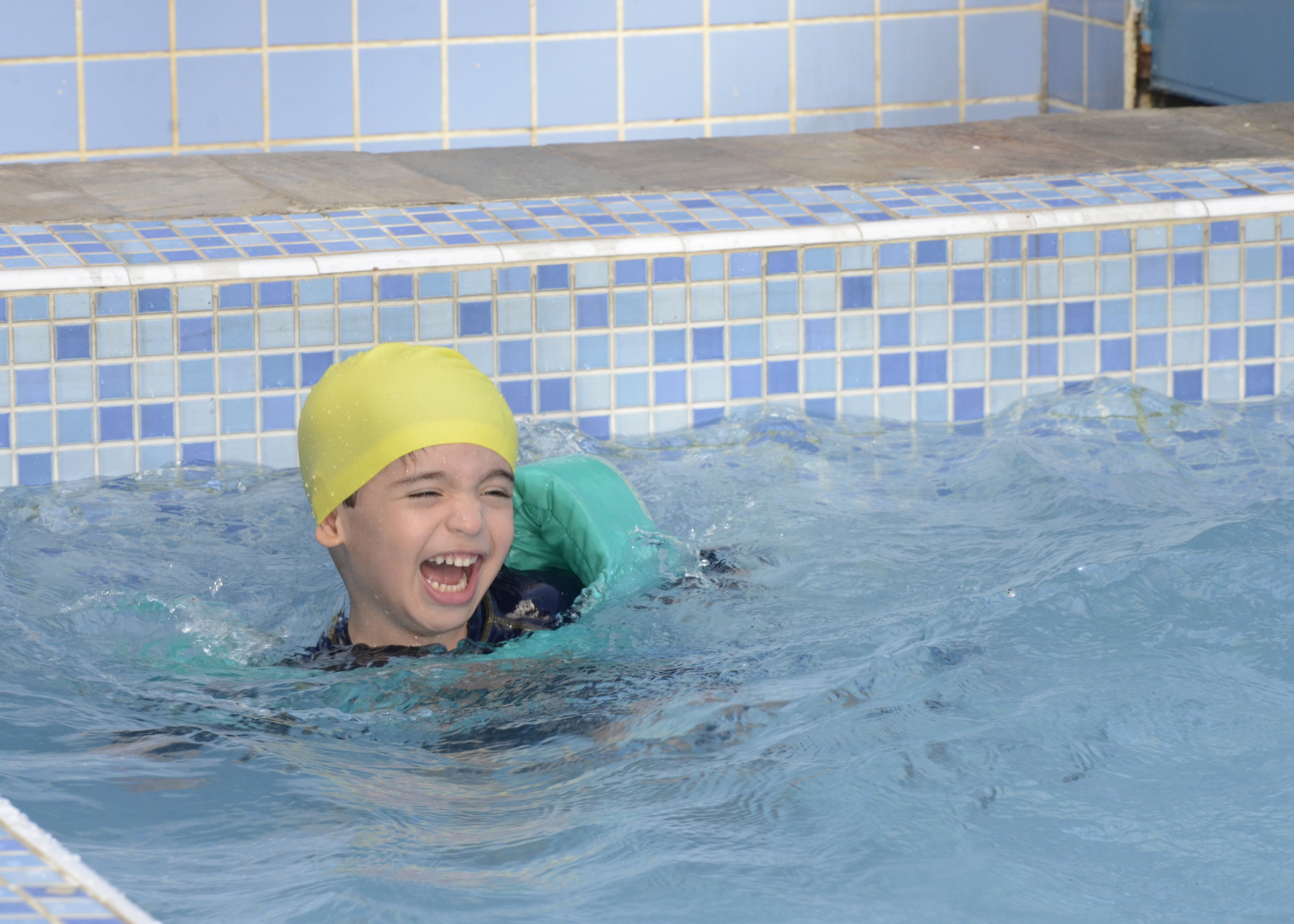 Foto da piscina da Escola